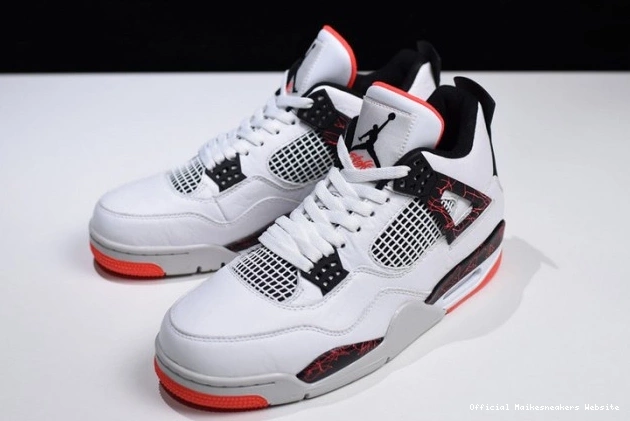 Official Maikesneakers Air 308497-116 4 Retro Jordan Lava Hot 0808